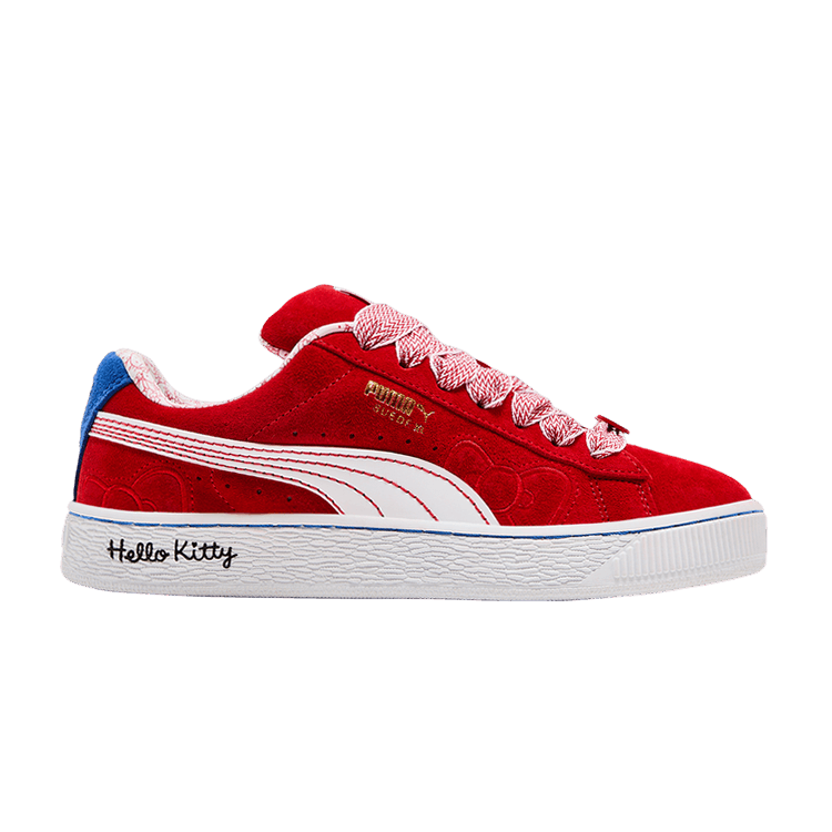 Hello Kitty x Puma Wmns Suede XL 'Red Bow' — For All Time Red/White/Mountain Blue