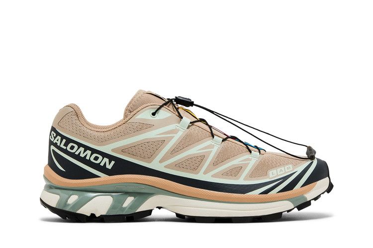 Salomon XT-6 'Oxford Tan' — Oxford Tan/Carbon/Clearly Aqua