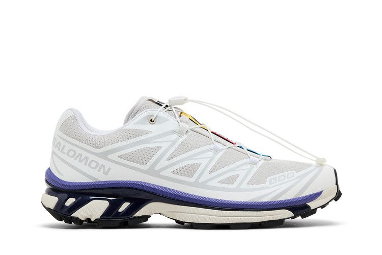 Salomon XT-6 'Lunar Rock Liberty' — White/Lunar Rock/Liberty