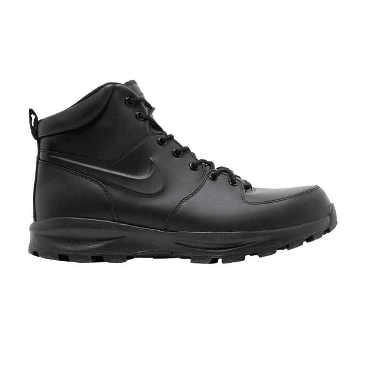 Nike Manoa Leather 'Black' — Black/Black-Black