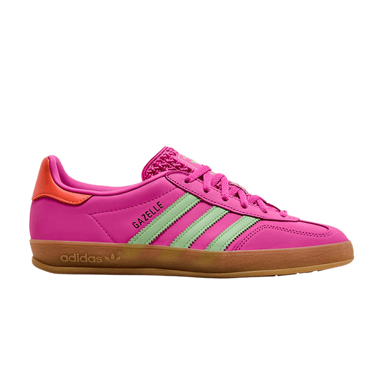 adidas Gazelle Indoor 'Semi Lucid Fuchsia Green' — Semi Lucid Fuchsia/Semi Green Spark/Signal Coral