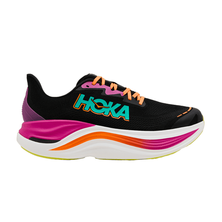 HOKA Skyward X 'Black Electric Aqua' — Black/Electric Aqua