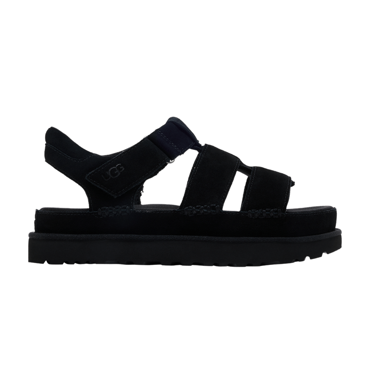 UGG Wmns Goldenstar Strap Platform Sandal 'Black' — Black