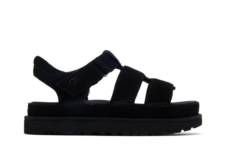 UGG Wmns Goldenstar Strap Platform Sandal 'Black' — Black