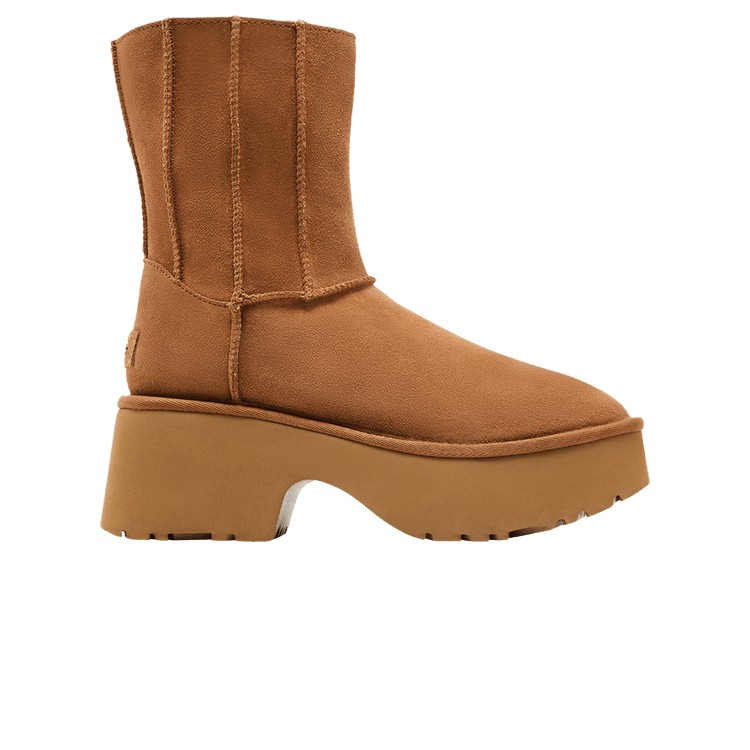 UGG Wmns Classic Twin Seam New Heights Boot 'Chestnut' — Chestnut