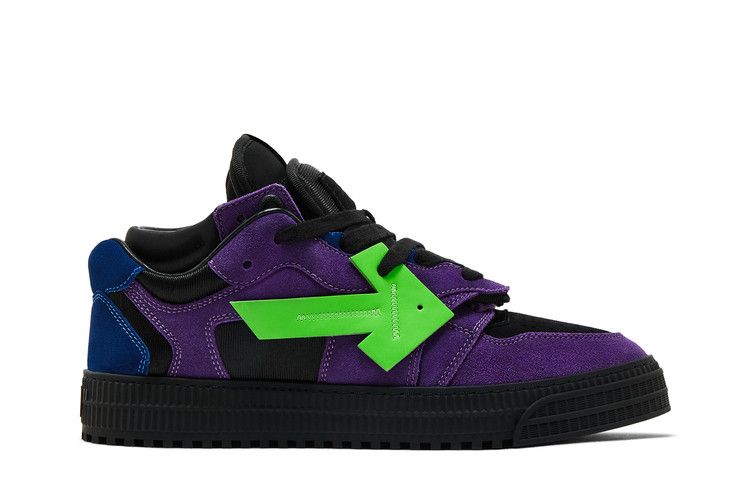Off-White Off-Court 3.0 Floating Arrow Low 'Purple Lime' — Dark Blue/Lime