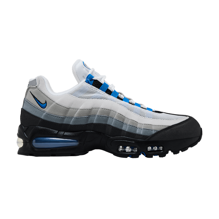 Nike Air Max 95 OG 'Blue Spark' — White/Blue Spark/Black/Neutral Grey/Medium Grey
