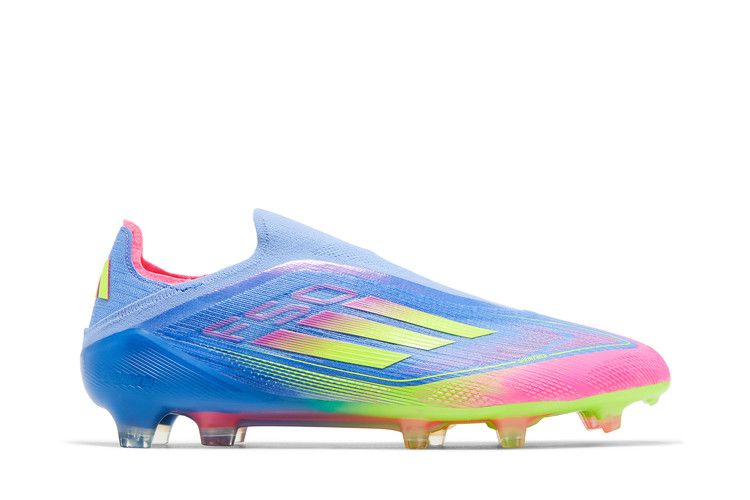 adidas Adizero F50 Elite Laceless FG 'Celestial Victory Pack' — Blue Fusion/Lucid Lemon/Lucid Pink