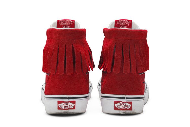 Peanuts x Vans Sk8-Hi Moc 'Dog House' — Bone/Red/White