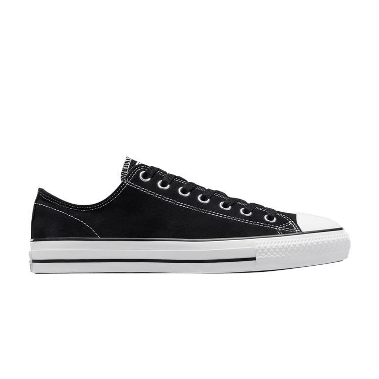 Converse Cons Chuck Taylor All Star Pro Suede Low 'Black White' — Black/Black/White