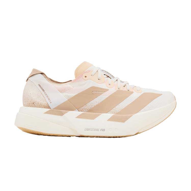 adidas Wmns Adizero Adios Pro 4 'Chalk Sandstone' — Chalk White/Warm Sandstone/Semi Impact Orange