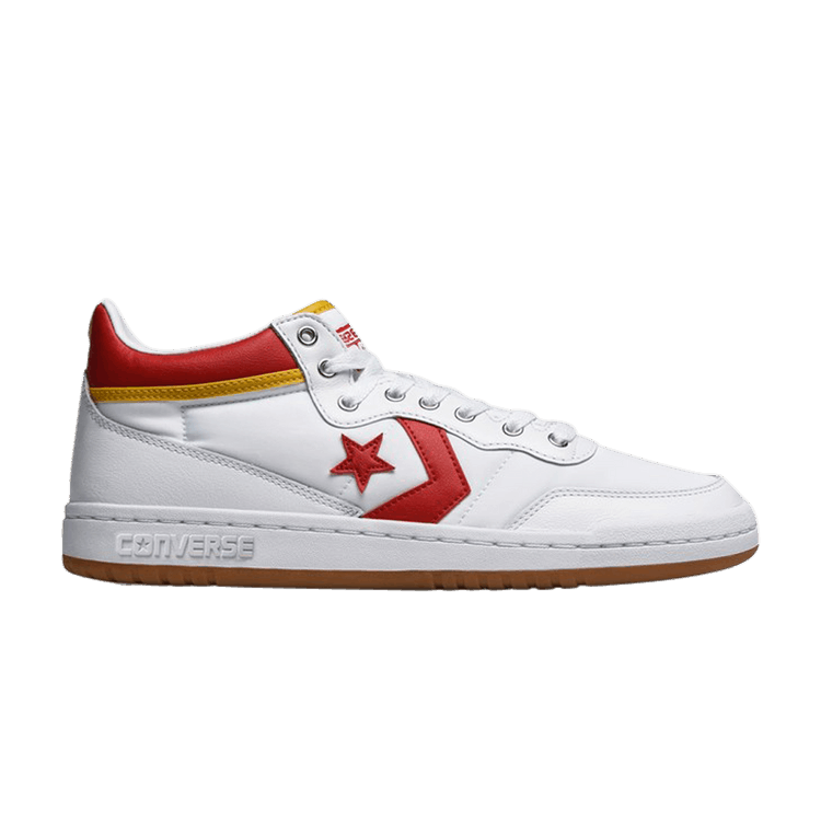 Converse Fastbreak Pro Mid 'White Enamel Red' — White/Enamel Red/Mineral Yellow