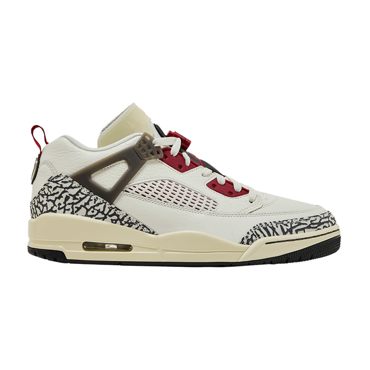 Air Jordan Spizike Low 'Sail Anthracite' — Sail/Anthracite/Coconut Milk/Varsity Red