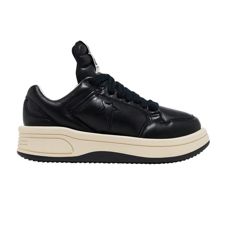 Rick Owens x Converse DRKSHDW TURBOWPN Low 'Black Cloud Cream' — Black/Cloud Cream/Black