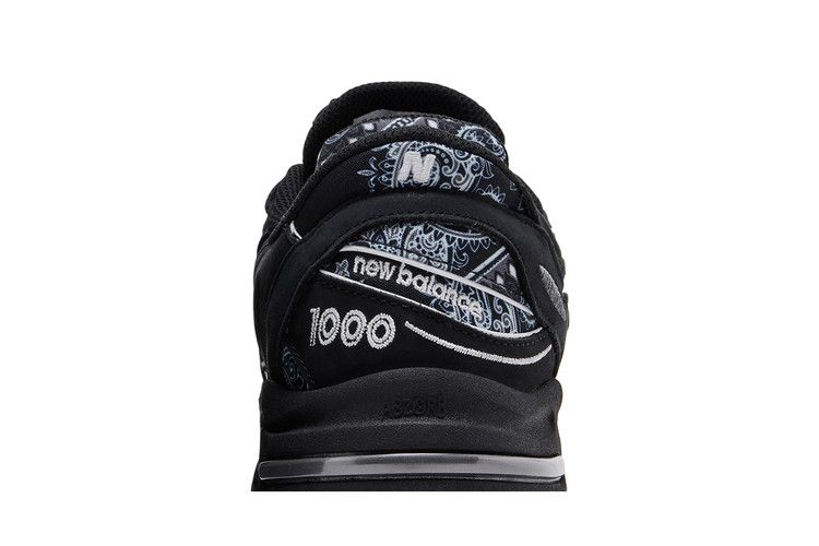 atmos x New Balance 1000 'Bāṅdhnū' — Black/White
