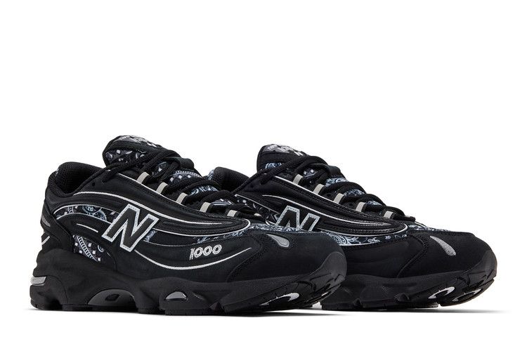 atmos x New Balance 1000 'Bāṅdhnū' — Black/White
