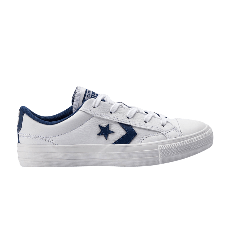 Converse Star Player Low 'White Navy' — White/Navy/White