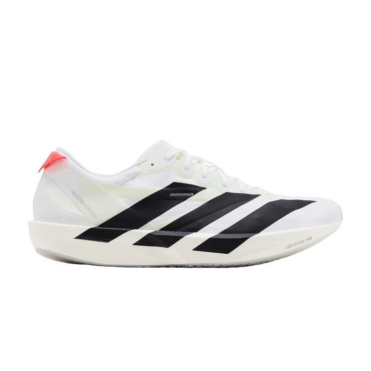 adidas Adizero Adios 9 'White Black Silver Metallic' — Cloud White/Core Black/Silver Metallic