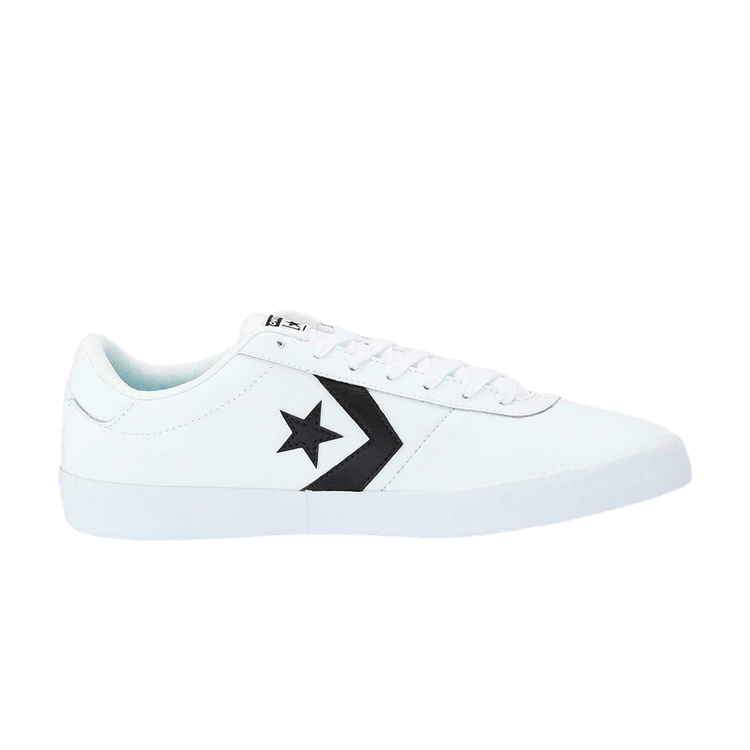 Converse Point Star Low 'White Black' — White/White/Black