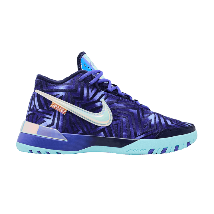 Monopoly x Nike Zoom LeBron NXXT Genisus EP 'Persian Violet' — Persian Violet/Imperial Purple/Glacier Ice/White