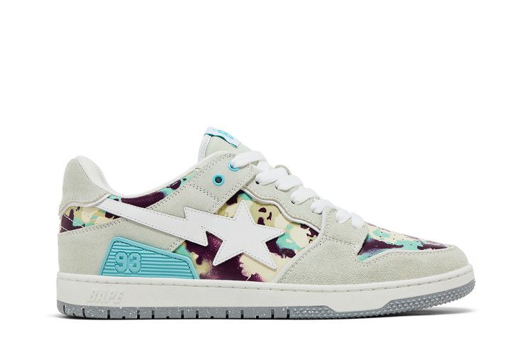BAPE Sk8 Sta #3 'Map Camo Pack - Grey' — Grey