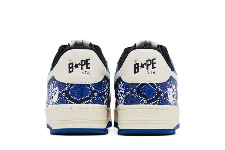 BAPE Tape Sta 'Blue Snakeskin' SSENSE Exclusive — Blue/White