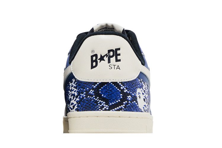 BAPE Tape Sta 'Blue Snakeskin' SSENSE Exclusive — Blue/White