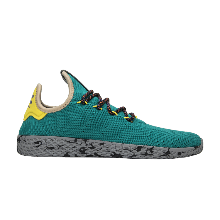 Pharrell x adidas Tennis Hu 'Teal' — Teal/Semi Frozen Yellow/Grey Marble