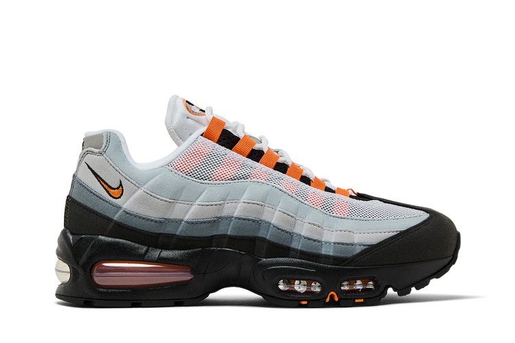 Nike Air Max 95 OG 'Bright Mandarin' 2025 — White/Bright Mandarin/Wolf Grey/Light Smoke Grey/Black (2)
