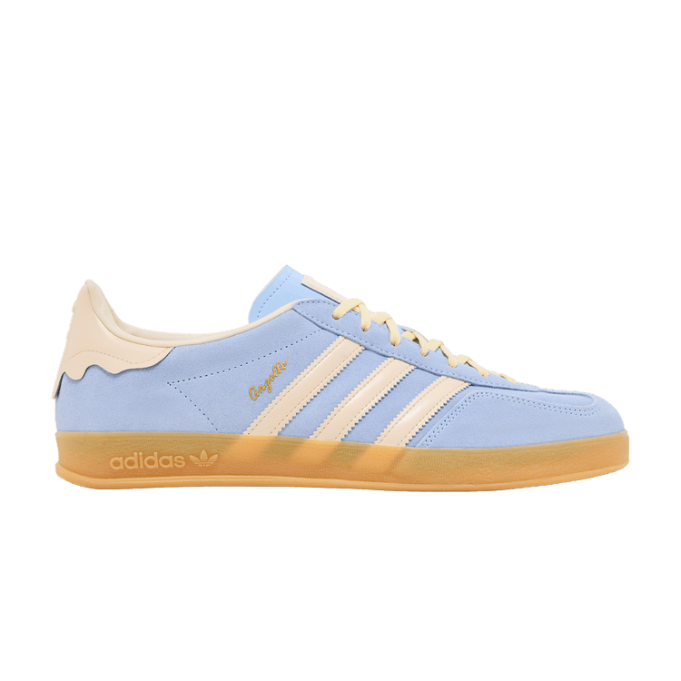 adidas Gazelle Indoor 'Valentine's Day - Glow Blue' — Glow Blue/Crystal Sand/Orange Tint
