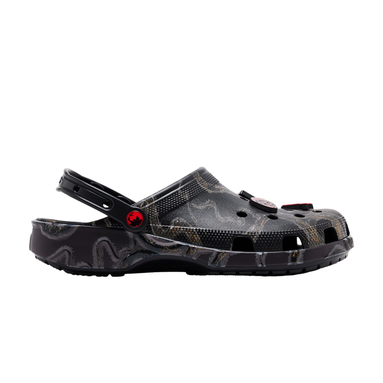 Stranger Things x Crocs Classic Clog 'Black Red' — Black/Red