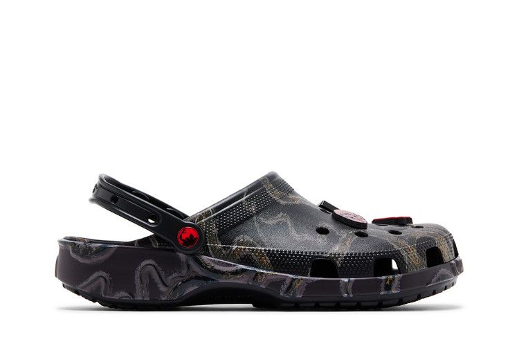 Stranger Things x Crocs Classic Clog 'Black Red' — Black/Red
