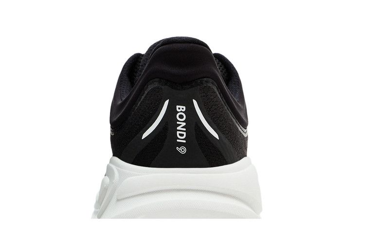 HOKA Bondi 9 2E Wide 'Black White' — Black/White