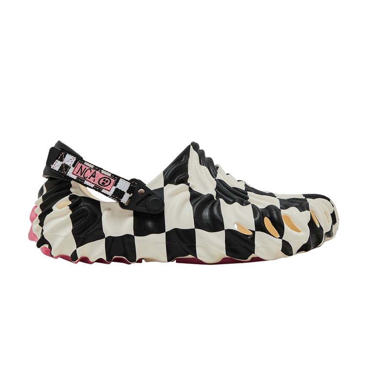 Nina Chanel Abney x Salehe Bembury x Crocs Pollex Clog 'Checkerboard' — Glow Green