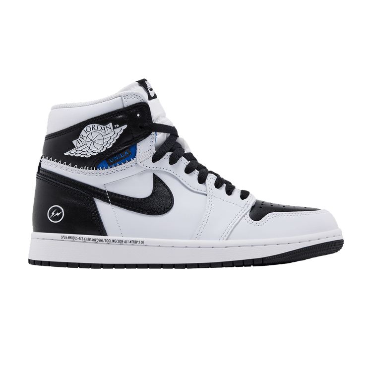 Fragment Design x Union LA x Air Jordan 1 Retro High OG SP 'White Black' — White/Black