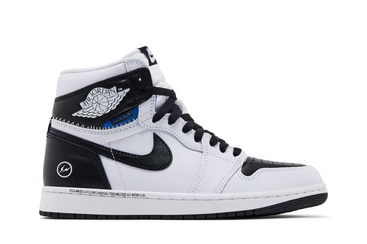 Fragment Design x Union LA x Air Jordan 1 Retro High OG SP 'White Black' — White/Black