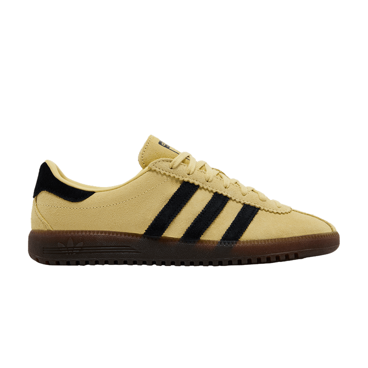 adidas Wmns Bermuda 'Powder Yellow Black' — Powder Yellow/Core Black/Grey Three