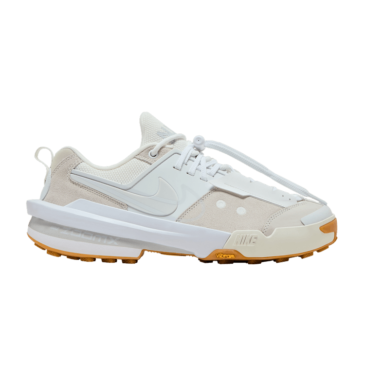 sacai x Nike Zegamadome 'White Gum' — Summit White/White/Gum Light Brown