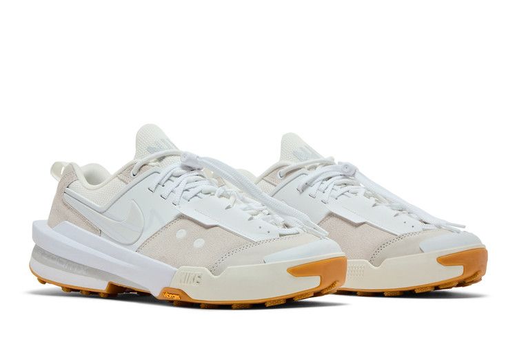 sacai x Nike Zegamadome 'White Gum' — Summit White/White/Gum Light Brown