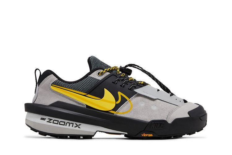 sacai x Nike Zegamadome 'Matte Silver Tour Yellow' — Matte Silver/Tour Yellow/Black