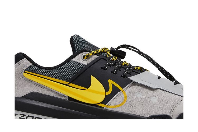 sacai x Nike Zegamadome 'Matte Silver Tour Yellow' — Matte Silver/Tour Yellow/Black