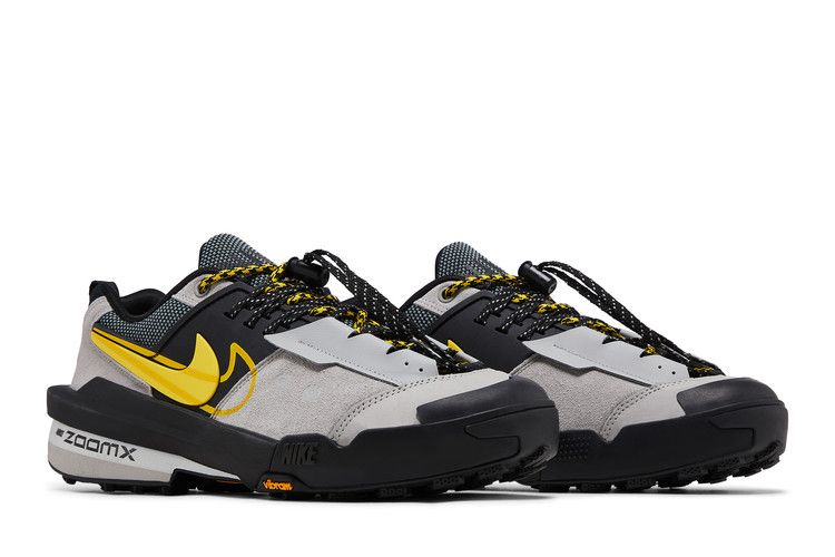 sacai x Nike Zegamadome 'Matte Silver Tour Yellow' — Matte Silver/Tour Yellow/Black