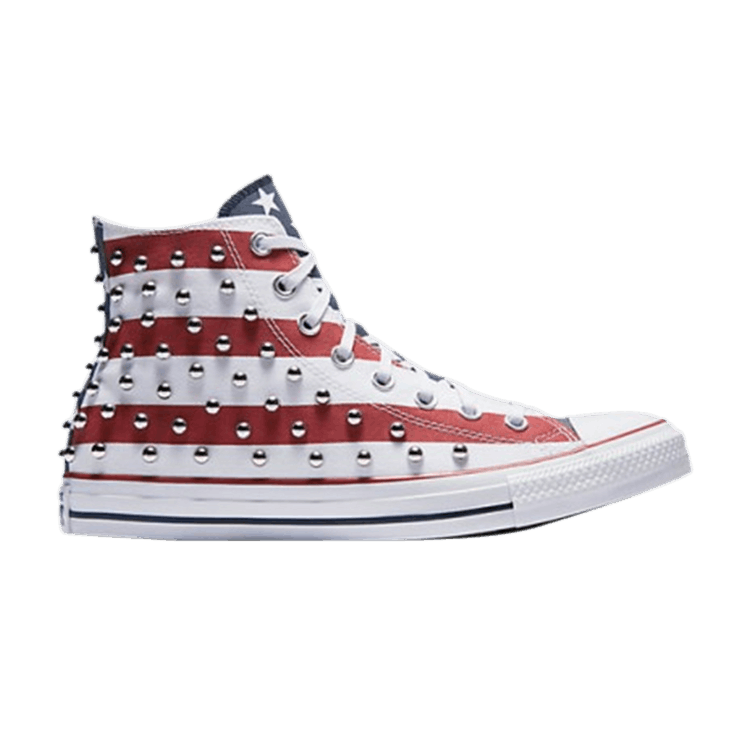 Converse Chuck Taylor All Star Hi 'Studded Americana' — Red/White/Blue
