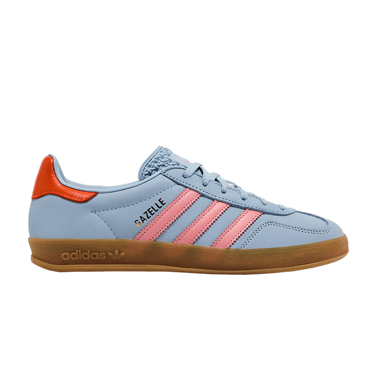 adidas Wmns Gazelle Indoor 'Wonder Blue Solar Orange' — Wonder Blue/Solar Orange/Gum
