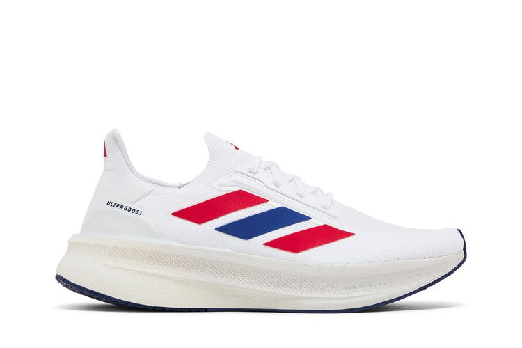 adidas UltraBoost 5X 'USA' — Cloud White/Royal Blue/Pure Ruby