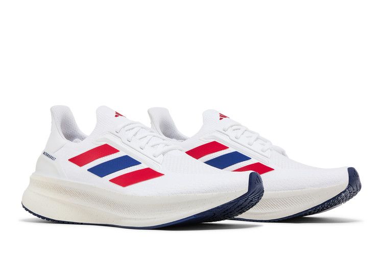 adidas UltraBoost 5X 'USA' — Cloud White/Royal Blue/Pure Ruby