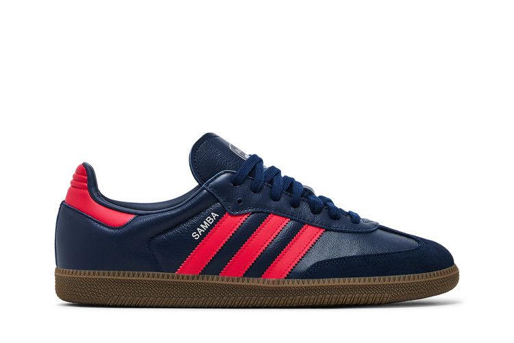 Arsenal x adidas Samba 'Away Kit' — Night Indigo/Pure Ruby/Gum