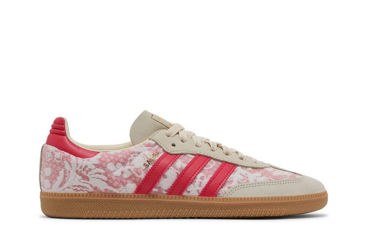 Liberty London x adidas Wmns Samba OG 'Kazusa Pattern' — Footwear White/Cream White/Better Scarlet