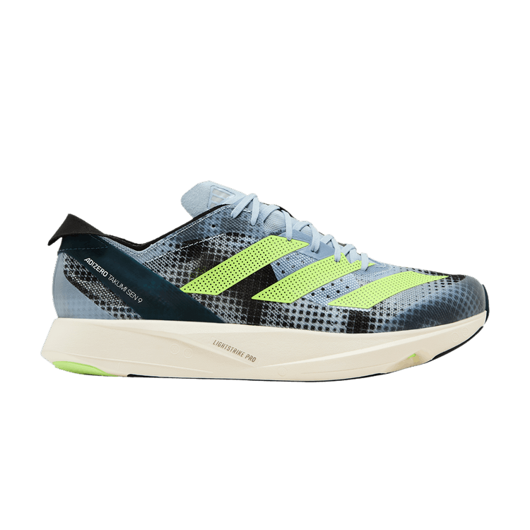 Adidas Adizero Takumi Sen 9 'Wonder Blue Lucid Lemon' — Wonder Blue/Lucid Lemon/Core Black