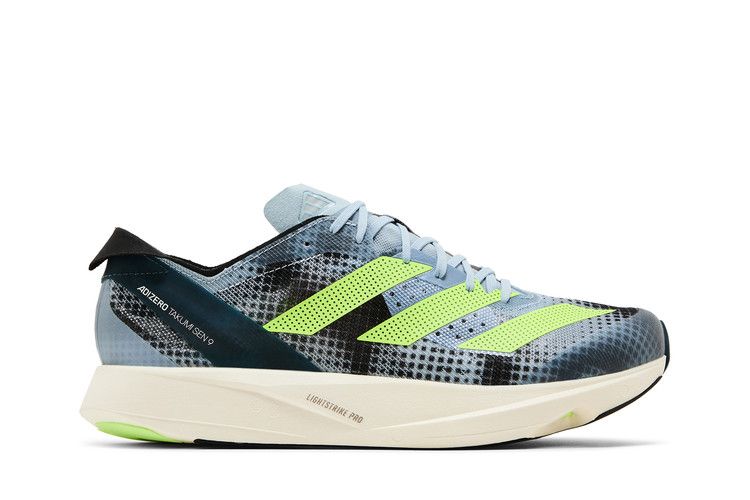 Adidas Adizero Takumi Sen 9 'Wonder Blue Lucid Lemon' — Wonder Blue/Lucid Lemon/Core Black